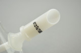 GRAV LABS - Mini Tube Dab Rig w/ 14mm Dome & Quartz Nail - White