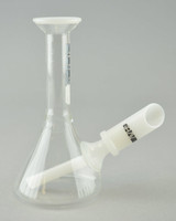 GRAV LABS - Mini Tube Dab Rig w/ 14mm Dome & Quartz Nail - White