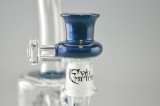 EVOL EMPIRE - Mini Klein Bottle 4-Point Perc Vapor Rig w/ 14mm Dome - Electric Blue