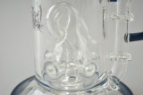 EVOL EMPIRE - Mini Klein Bottle 4-Point Perc Vapor Rig w/ 14mm Dome - Electric Blue