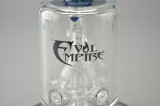 EVOL EMPIRE - Mini Klein Bottle 4-Point Perc Vapor Rig w/ 14mm Dome - Electric Blue