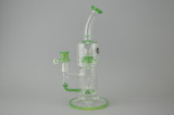 EVOL EMPIRE - Mini 4 to 5-Point Perc Vapor Rig w/ 14mm Dome - Granny Smith