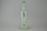 EVOL EMPIRE - Mini 4 to 5-Point Perc Vapor Rig w/ 14mm Dome - Granny Smith