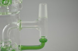 EVOL EMPIRE - Mini 4 to 5-Point Perc Vapor Rig w/ 14mm Dome - Granny Smith
