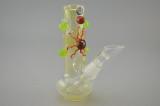 CRUSH - Fumed "Critter" Mini Tube Dab Rig w/ 14mm Dome & Glass Nail - #2