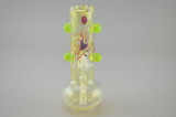 CRUSH - Fumed "Critter" Mini Tube Dab Rig w/ 14mm Dome & Glass Nail - #2
