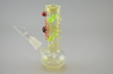 CRUSH - Fumed "Critter" Mini Tube Dab Rig w/ 14mm Dome & Glass Nail - #2