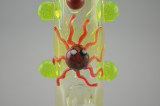 CRUSH - Fumed "Critter" Mini Tube Dab Rig w/ 14mm Dome & Glass Nail - #2