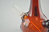 CRUSH - Amber Mini Tube Dab Rig w/ 14mm Dome & Glass Nail - #2