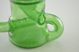 CHIP - Mini Klein Recycler Vapor Rig w/ 3-Hole Perc & 10mm Female Joint - Green Stardust