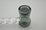 HSG - Inner-Cooler Handvape Pipe w/ Vapor Stone - Smoke