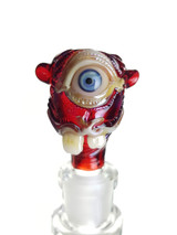 BARD - 14mm "Bucktooth" Slide - Red / Caramel