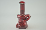 CHIP - Mini Klein Recycler Vapor Rig w/ 3-Hole Perc & 10mm Female Joint - Red Elvis