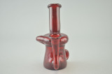 CHIP - Mini Klein Recycler Vapor Rig w/ 3-Hole Perc & 10mm Female Joint - Red Elvis
