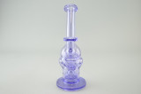 CHIP - Mini Fab Egg Vapor Rig w/ 4-Hole Perc & 14mm Female Joint - Purple Rain