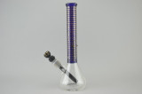 SOKOL - Blue Art of War Mini Beaker Tube w/ 14mm Dome, Slide, and Dabber