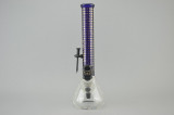SOKOL - Blue Art of War Mini Beaker Tube w/ 14mm Dome, Slide, and Dabber