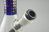SOKOL - Blue Art of War Mini Beaker Tube w/ 14mm Dome, Slide, and Dabber