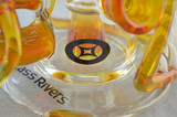 BUCK/GEMINI ANDY - "Angler Fish" 8-Slit Bubbler w/ 18mm Belly Button Style Vapor Curve - #2