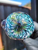 MICHAEL CROUCH - Double Fumed and Dotted Dry Pipe Spoon - #2