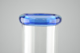 MIO - 14" Glass Beaker Bong w/ Downstem and Martini Slide - Blue