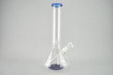 MIO - 14" Glass Beaker Bong w/ Downstem and Martini Slide - Blue