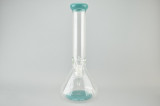 MIO - 14" Glass Beaker Bong w/ Downstem and 14mm Slide - Teal