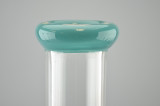 MIO - 14" Glass Beaker Bong w/ Downstem and 14mm Slide - Teal