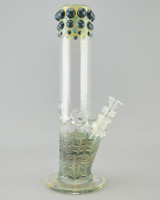 MIO - 11" Straight Tube Bong w/ Downstem and Martini Slide - Wrap & Rake #3 MIO - 11" Straight Tube Bong w/ Downstem and Martini Slide - Wrap & Rake #3