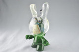 CAP'N CRUNK - Worked "Frog Astronaut Dunny" Vapor Rig w/ 14mm Dome and 6 Slit Fixed Diffy