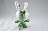 CAP'N CRUNK - Worked "Frog Astronaut Dunny" Vapor Rig w/ 14mm Dome and 6 Slit Fixed Diffy