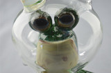 CAP'N CRUNK - Worked "Frog Astronaut Dunny" Vapor Rig w/ 14mm Dome and 6 Slit Fixed Diffy
