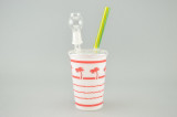 POP CULT - Beverage Cup Dab Rig w/ 14mm Dome & Glass Nail - #1