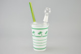 POP CULT - Beverage Cup Dab Rig w/ 14mm Dome & Glass Nail - #3