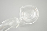 PULSAR - Glass Saxophone Sherlock Pipe - Clear