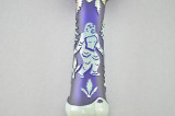 LIBERTY - Sandblasted Dry Pipe Spoon w/ Single Hole Push Bowl & Carb - Bigfoot Theme