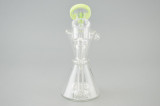 MAV - Hourglass Recycler Rig w/ 14mm Female Joint & Quartz Banger Nail - Kiwi