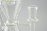 MAV - Hourglass Recycler Rig w/ 14mm Female Joint & Quartz Banger Nail - Kiwi