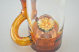 PULSAR - Milk Bottle Rig w/ 14mm Female Joint & Slide - Implosion MIB (Amber)