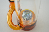 PULSAR - Milk Bottle Rig w/ 14mm Female Joint & Slide - Dichro MIB (Amber)