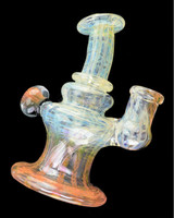 WIZ - Gold & Silver Wrap & Rake Rig w/ 14mm Female Joint - #1