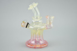 WIZ - Gold & Silver Wrap & Rake Rig w/ 14mm Female Joint - #2