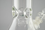MIO - 14" Glass Beaker Bong w/ Downstem and 14mm Slide - Blue Strike
