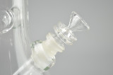 MIO - 14" Glass Beaker Bong w/ Downstem and 14mm Slide - Blue Strike