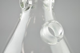 MIO - 14" Glass Beaker Bong w/ Downstem and 14mm Slide - Blue Strike