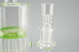 AFM - 4-Slit to 11-Arm Tree Bubbler w/ 14mm Female Joint & Slide - Slyme