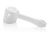 GRAV GLASS - 4.5" Hammer Pipe w/ Single Hole Push Bowl and Carb (Pick a Color)
