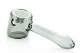 GRAV GLASS - 4.5" Hammer Pipe w/ Single Hole Push Bowl and Carb (Pick a Color)