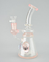 CHEECH - Color Changing Dab Rig w/ Skull Sculpture & 14mm Slide