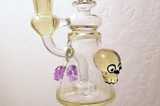 CHEECH - Color Changing Dab Rig w/ Skull Sculpture & 14mm Slide